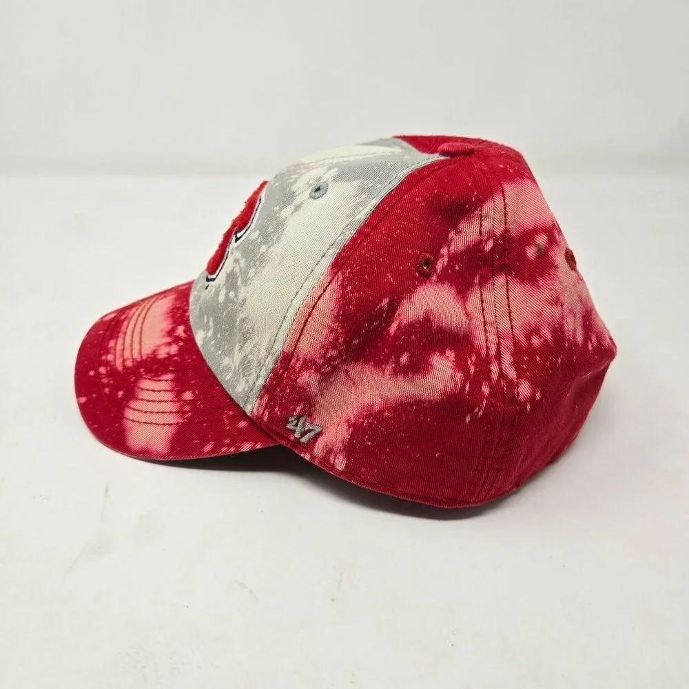 '47 Brand‎ Size L NC State Wolfpack Red  Bleached Franchise Hat Cap
